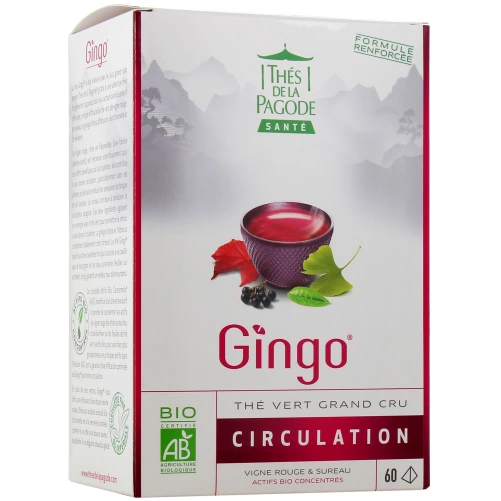 Thés de la Pagode Thé Vert Grand Cru Gingo Circulation