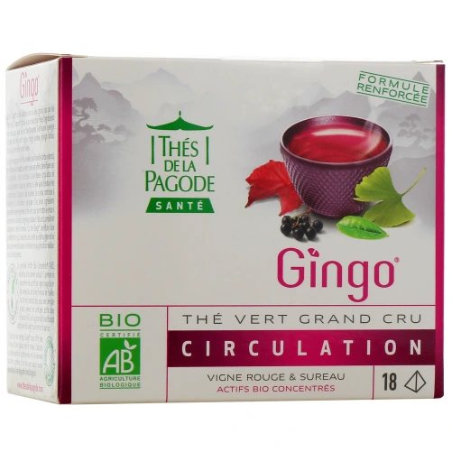 Thés de la Pagode Thé Vert Grand Cru Gingo Circulation