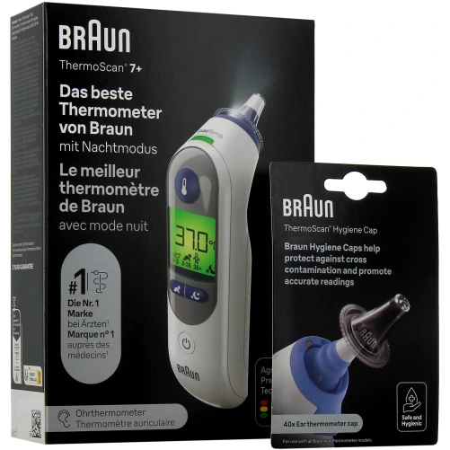 Thermomètre Auriculaire ThermoScan 7+ IRT6525