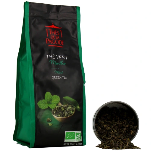 Thés de la Pagode Thé Vert à la Menthe Bio
