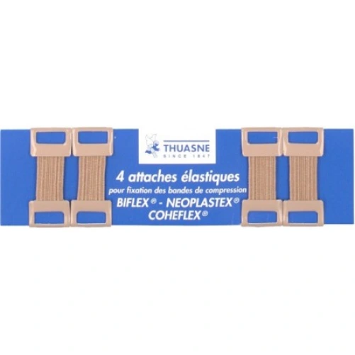 Attaches élastiques pour bandes de contention