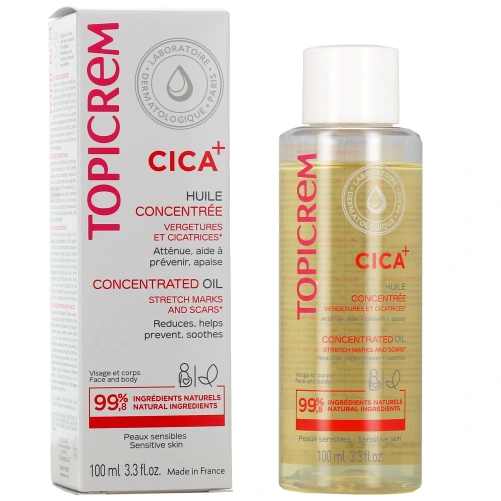 Topicrem Cica+ Huile Concentrée Vergetures Cicatrices