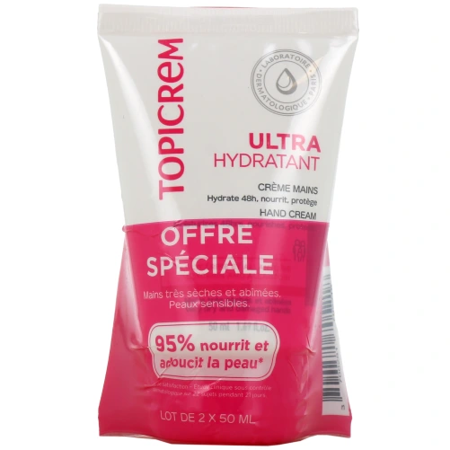Topicrem Crème Mains Ultra-Hydratante Peaux Sensibles