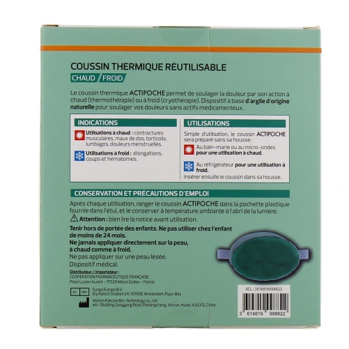 Actipoche Coussins Thermiques Argile