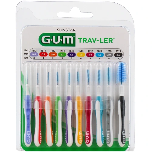 Trav-Ler Multipack 9 brossettes interdentaires Gum