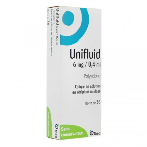 Unifluid 6mg / 0,4ml Collyre 36 unidoses