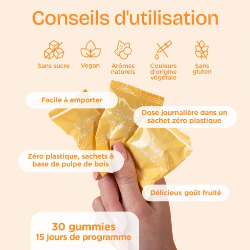 UPSA Gummies 7 en 1 Energie