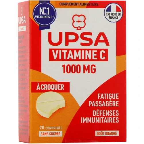 UPSA Vitamine C 1000mg comprimés à croquer