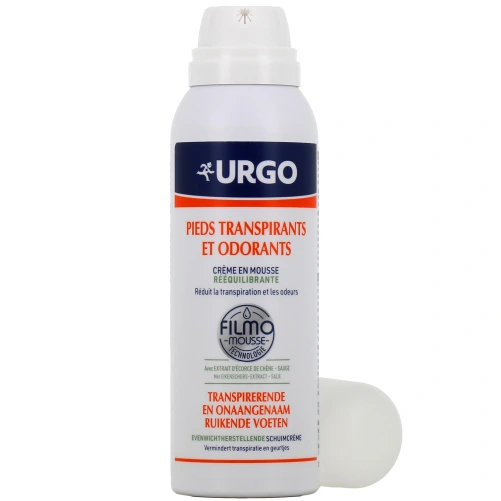 Urgo Crème Mousse Rééquilibrante Pieds Transpirants