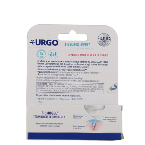 Urgo Filmogel Fissures Lèvres