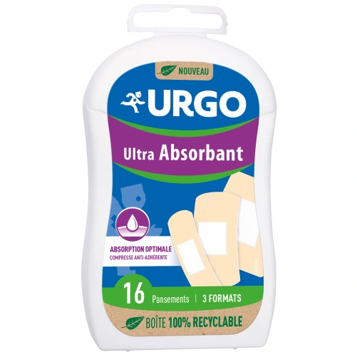 Urgo Pansements Ultra Absorbants x16
