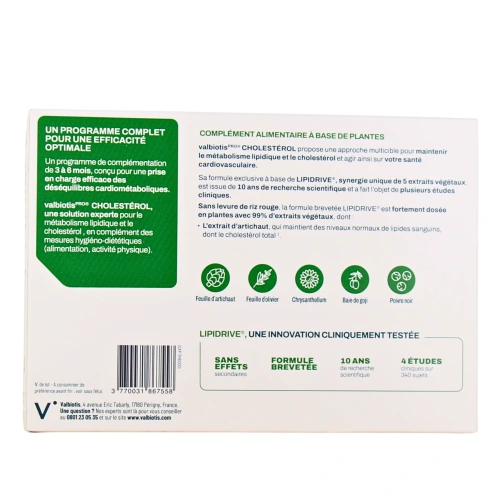 Valbiotis Pro Cholestérol