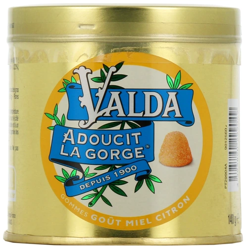 Valda Gommes pour Adoucir la Gorge