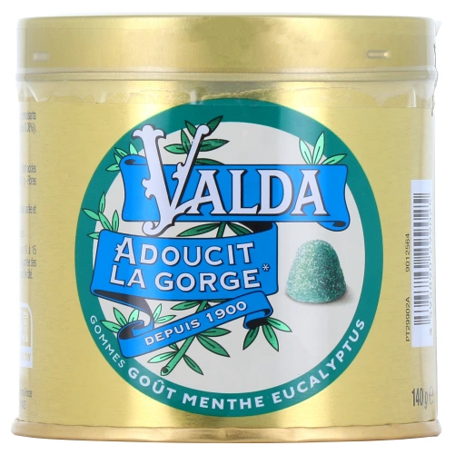 Valda Gommes pour Adoucir la Gorge