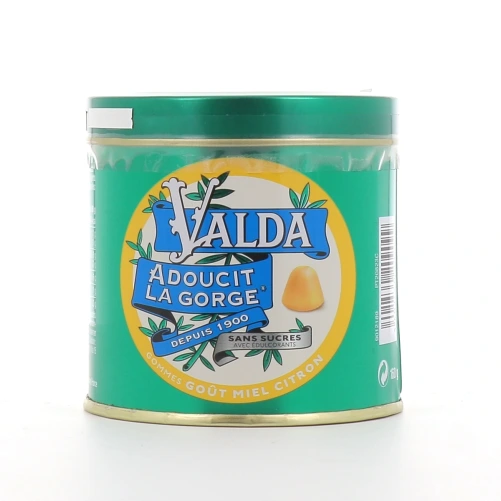 Valda Gommes Sans Sucres pour Adoucir la Gorge