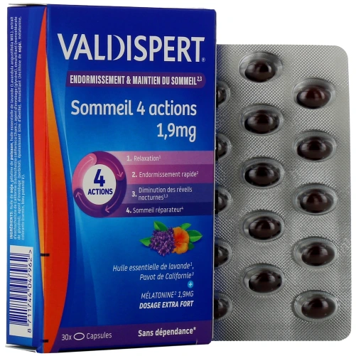 Valdispert Mélatonine 4 Actions