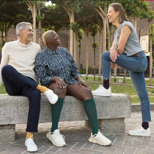 Varisan Naturel Soie Chaussettes de Contention Mixte Classe 2