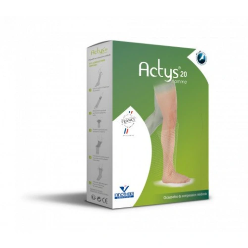 Varisma Actys 20 Chaussettes de Contention Homme Classe 2