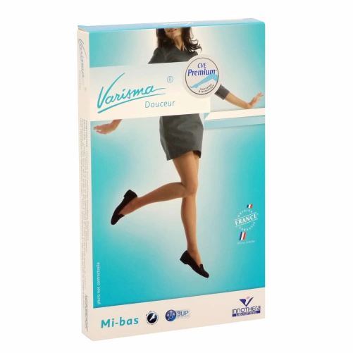 Varisma Douceur Chaussettes de Contention Pied Ouvert Classe 2