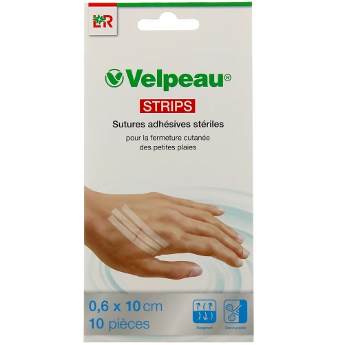 Velpeau Strips Sutures Adhésives Stériles