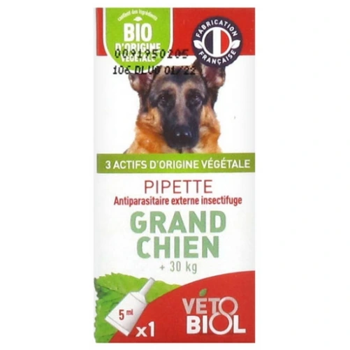 Biovetol Antiparasitaire Pipettes Chien