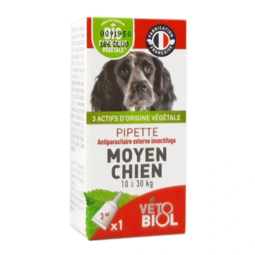 Biovetol Antiparasitaire Pipettes Chien