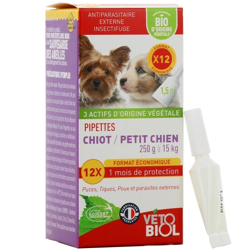 Biovetol Antiparasitaire Pipettes Chien
