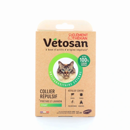 Vétosan Collier Répulsif Chat ou Chien