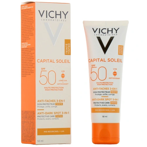 Vichy Capital Soleil Anti-Taches 3-en-1 Soin Quotidien Teinté SPF50+
