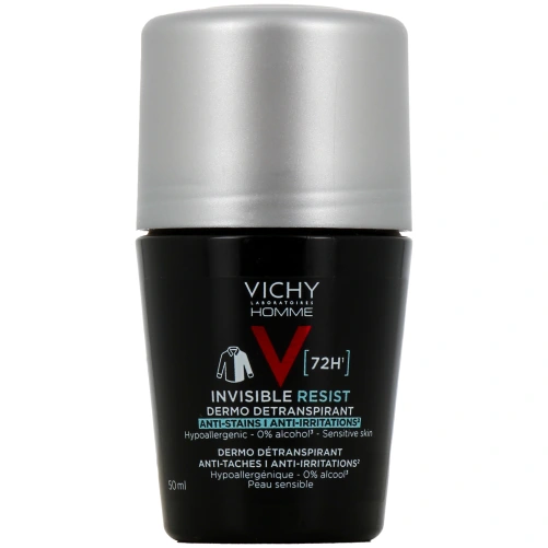 Vichy Homme Déodorant Invisible Resist Dermo Détranspirant 72h