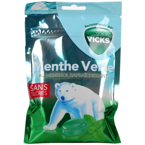 Vicks Bonbons Menthol Sans Sucres