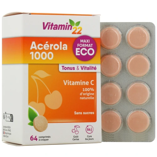 Vitamin'22 Acérola 1000 Vitamine C