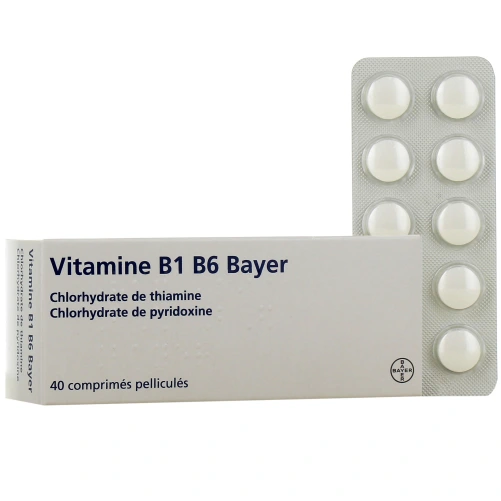 Vitamines B1 B6 Comprimés Bayer