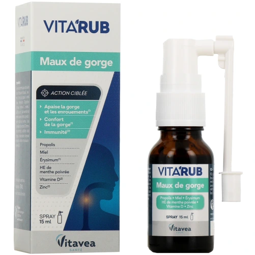 Vitavea Vita'Rub Maux de Gorge