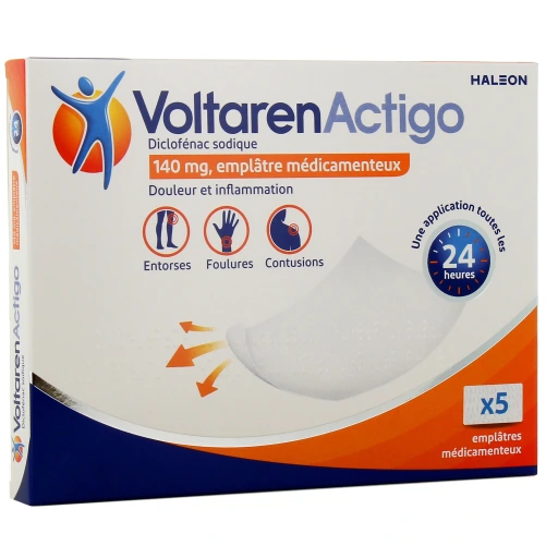 Voltaren Actigo Emplâtre Médicamenteux