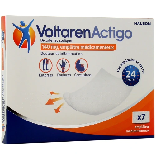 Voltaren Actigo Emplâtre Médicamenteux