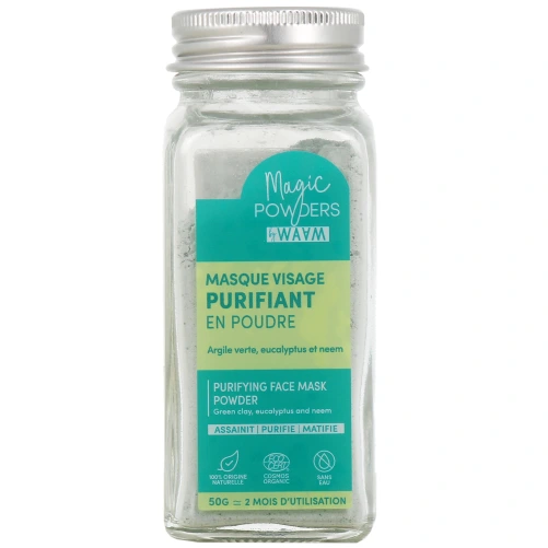 Waam Magic Powders Masque Visage Purifiant