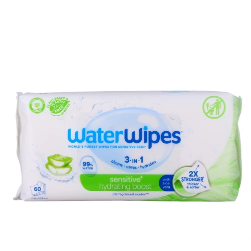 WaterWipes Lingettes Nettoyantes Bébé Biodégradables