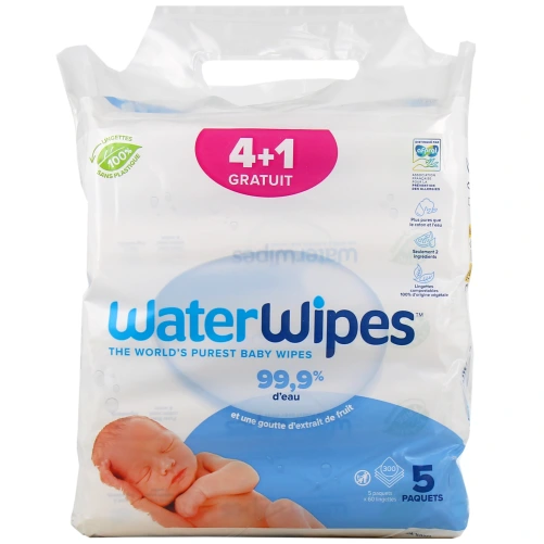 WaterWipes Lingettes Nettoyantes Bébé Biodégradables