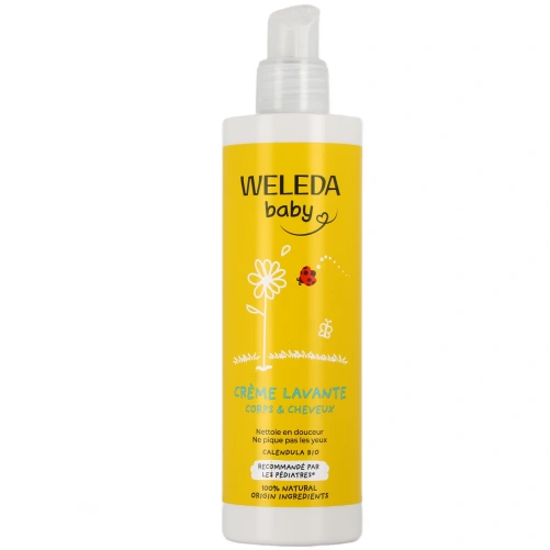 Weleda Bébé Calendula Crème Lavante Bio Corps & Cheveux