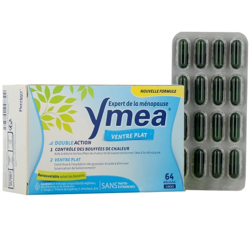 Ymea ménopause ventre plat 128 gélules