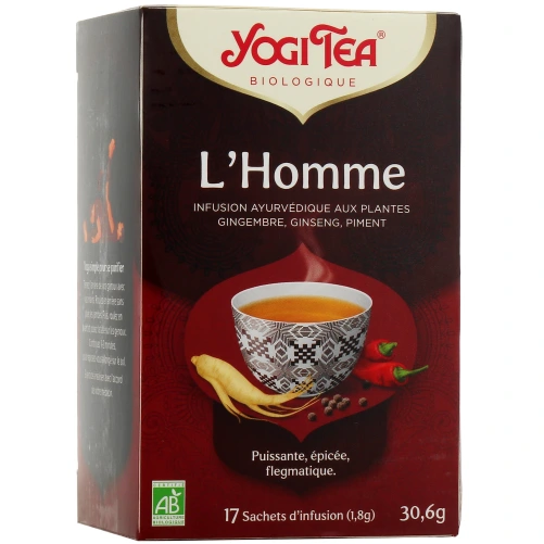 Yogi Tea Tisane Ayurvédique L'Homme