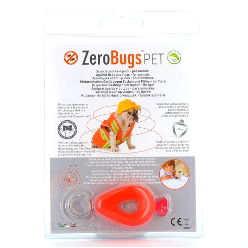 ZeroBugs Pet Répulsif Anti-Puces et Anti-Tiques Electronique pour Animaux