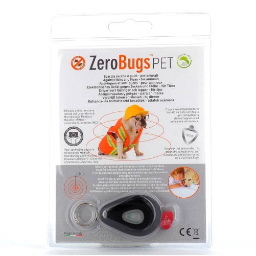 ZeroBugs Pet Répulsif Anti-Puces et Anti-Tiques Electronique pour Animaux
