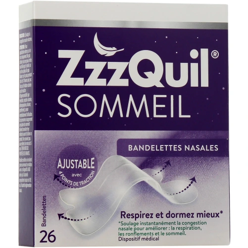 ZzzQuil Bandelettes Nasales