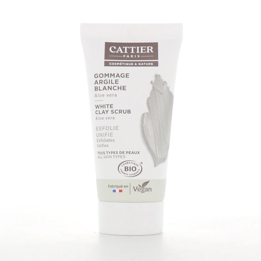 Cattier Gommage Argile Blanche Bio