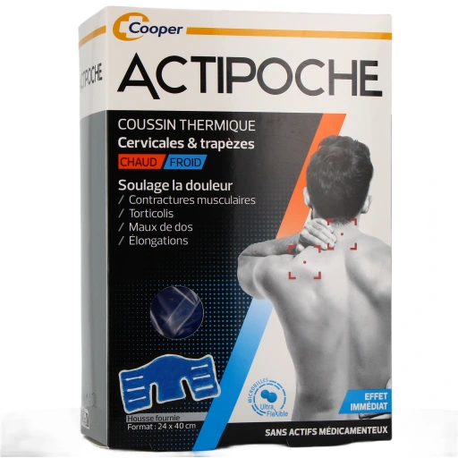 Actipoche Coussin Thermique Cervicales et Trapèzes