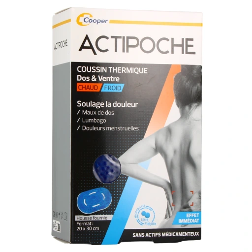 Actipoche Coussin Thermique Microbilles Multi Zones