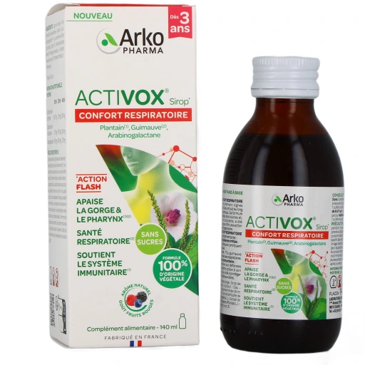 Activox Sirop Confort Respiratoire