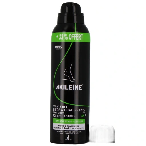 Akileïne Spray 3 en 1 Pieds et Chaussures